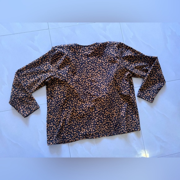 Linea Leisure by Louis Dell’Olio size Xl front zip Chetah print jacket - Picture 4 of 16